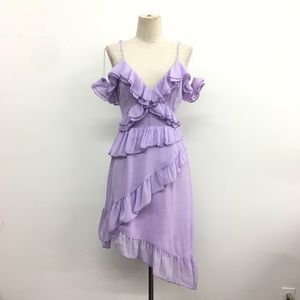 BNWT TOBI Lavender Ruffle Dress (S)